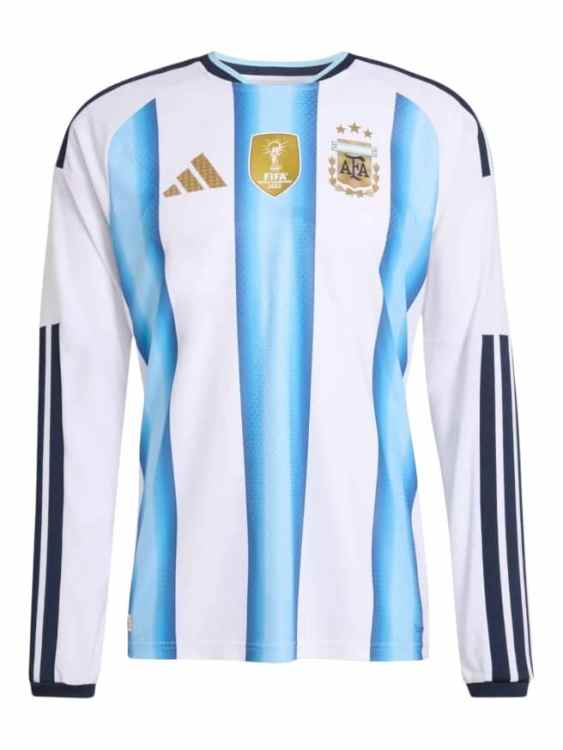 Camiseta Argentina Titular 2026/27 Adidas Versión Partido Manga Larga (ID: 4135)