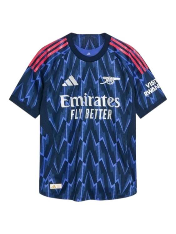 Camiseta Arsenal Visitante 2025/26 Adidas – Versión Partido (ID: 2576)