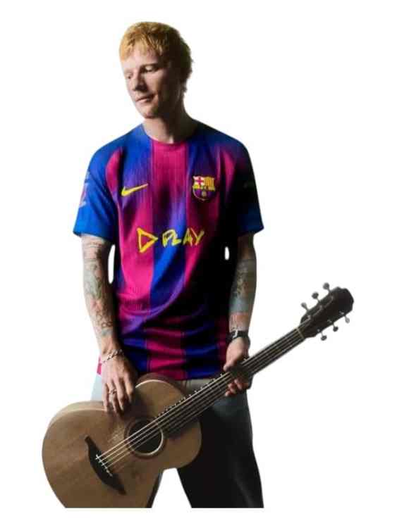 Camiseta Barcelona Ed Sheeran Play 2025/26 Nike Versión Partido (ID: 2147)