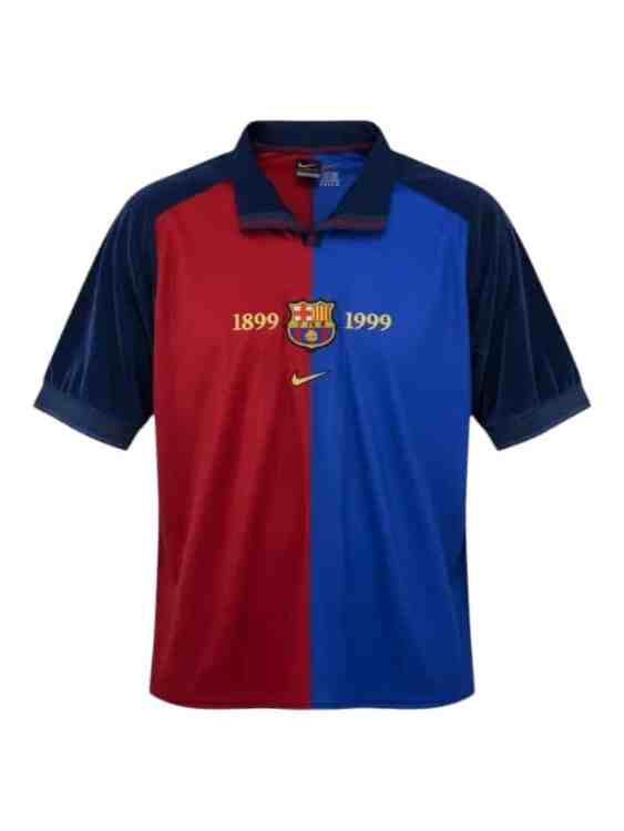 Camiseta Barcelona Titular 1998/99 Retro Nike (ID: 4583)