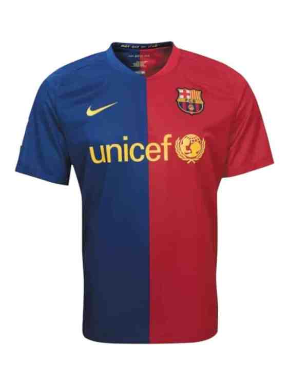 Camiseta Barcelona Titular 2008/09 Retro Nike (ID: 4523)