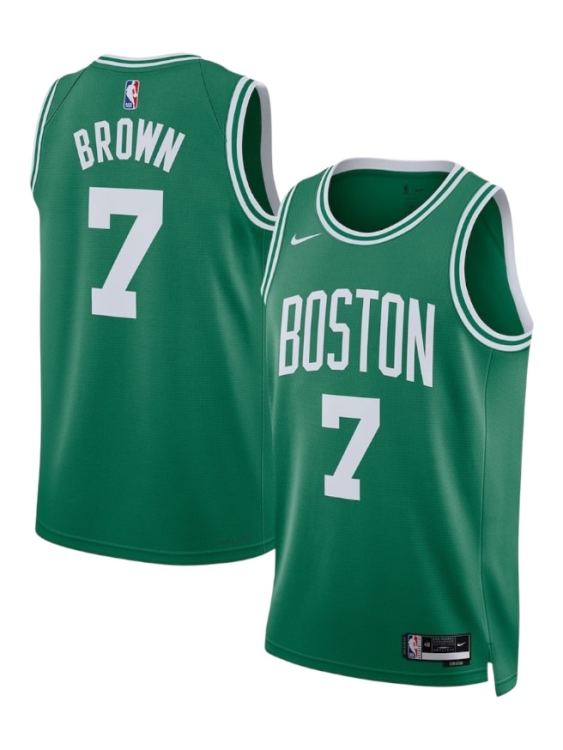 Camiseta Boston Celtics Brown 7 Verde NBA Nike (ID: 5756)