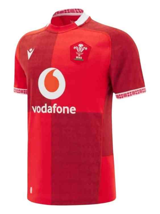 Camiseta Gales Titular 2025/26 Rugby Macron (ID: 4974)