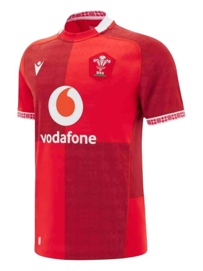 Camiseta Gales Titular 2025/26 Rugby Macron (ID: 4974)