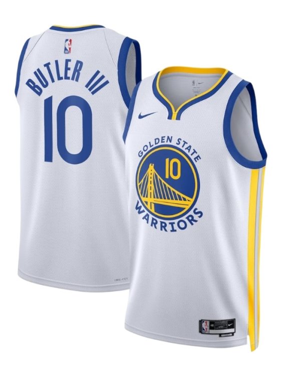 Camiseta Golden State Warriors Butler III 10 Blanca NBA Nike (ID: 5742)