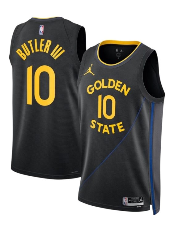Camiseta Golden State Warriors Butler III 10 Negra NBA Jordan (ID: 5721)
