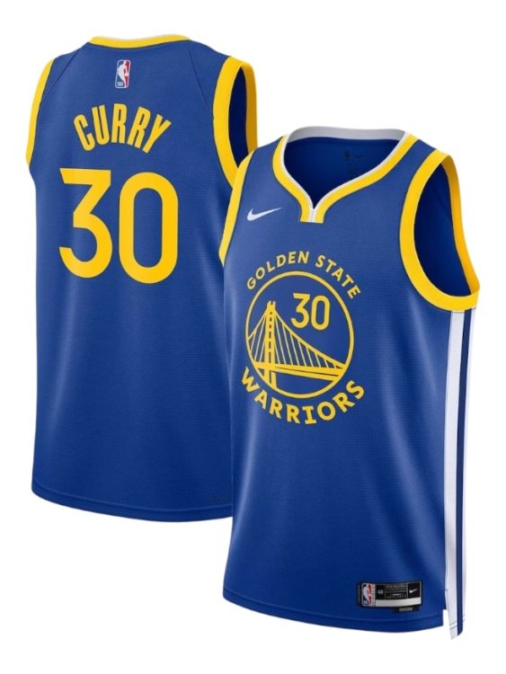 Camiseta Golden State Warriors Curry 30 Azul NBA Nike (ID: 5693)