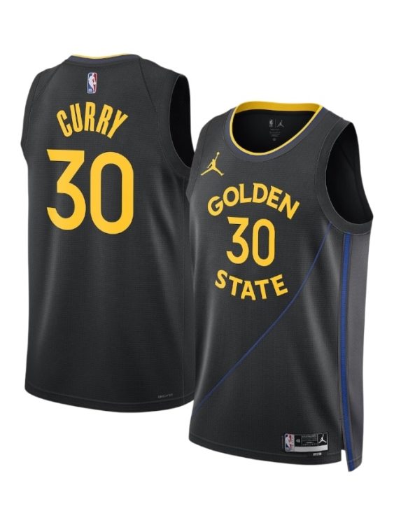 Camiseta Golden State Warriors Curry 30 Negra NBA Jordan (ID: 5714)