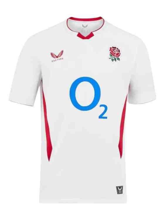 Camiseta Inglaterra Titular 2025/26 Rugby Castore (ID: 4955)