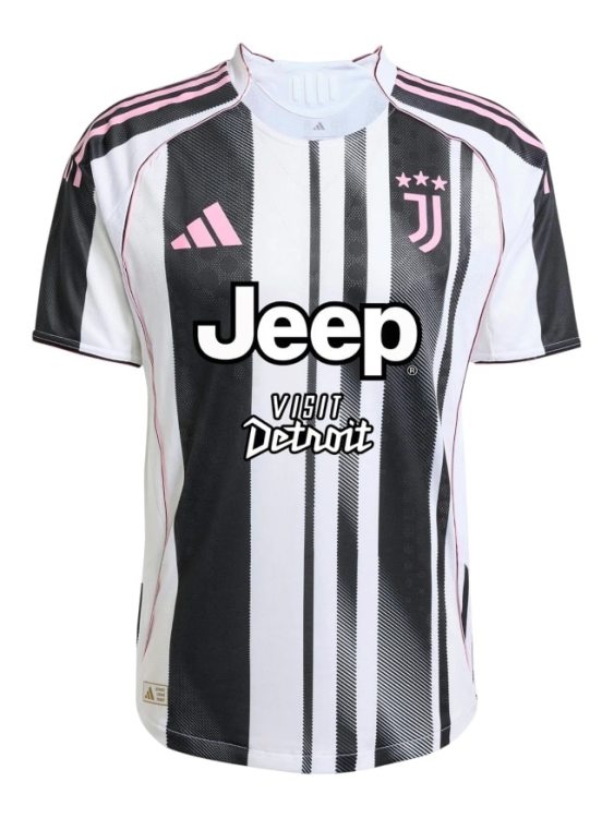 Camiseta Juventus Titular 2025/26 Adidas Versión Partido (ID: 3613)