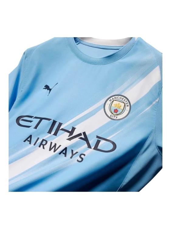 Camiseta Manchester City Titular 2025/26 Puma Versión Partido Manga Larga (ID: 5940)