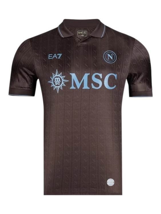Camiseta Napoli Tercera 2025/26 EA7 Versión Partido (ID: 3664)
