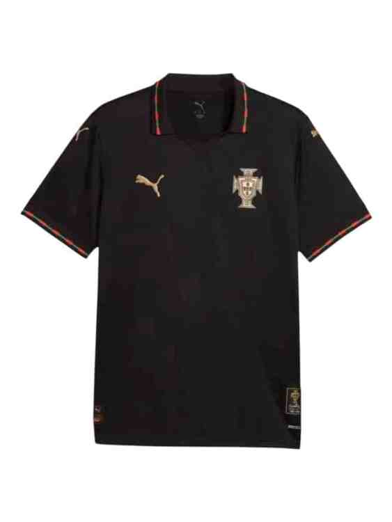 Camiseta Portugal Edición Pantera Negra Puma Versión Partido (ID: 3888)