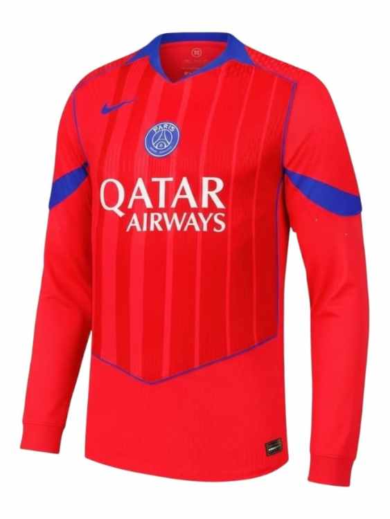 Camiseta PSG Tercera 2025/26 Nike Versión Partido Manga Larga (ID: 5859)