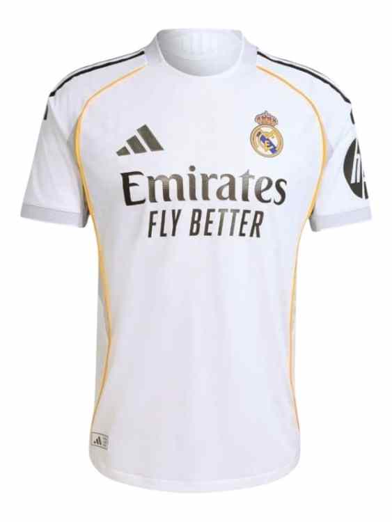 Camiseta Real Madrid Titular 2025/26 Adidas Versión Partido (ID: 2215)