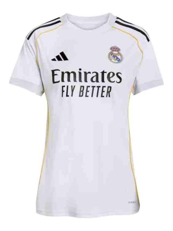 Camiseta Real Madrid Titular 2025/26 Mujer Adidas (ID: 5620)