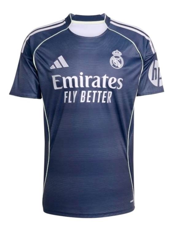 Camiseta Real Madrid Visitante 2025/26 Adidas (ID: 2197)