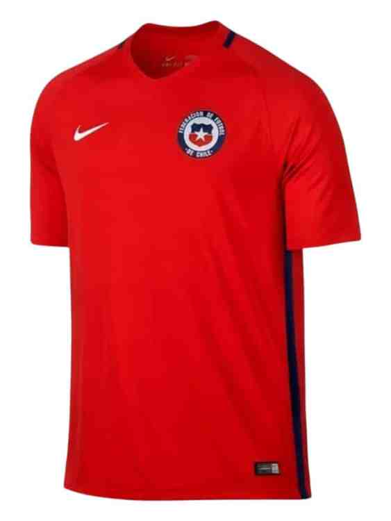 Camiseta Selección Chilena Titular 2016 Retro Nike (ID: 4601)