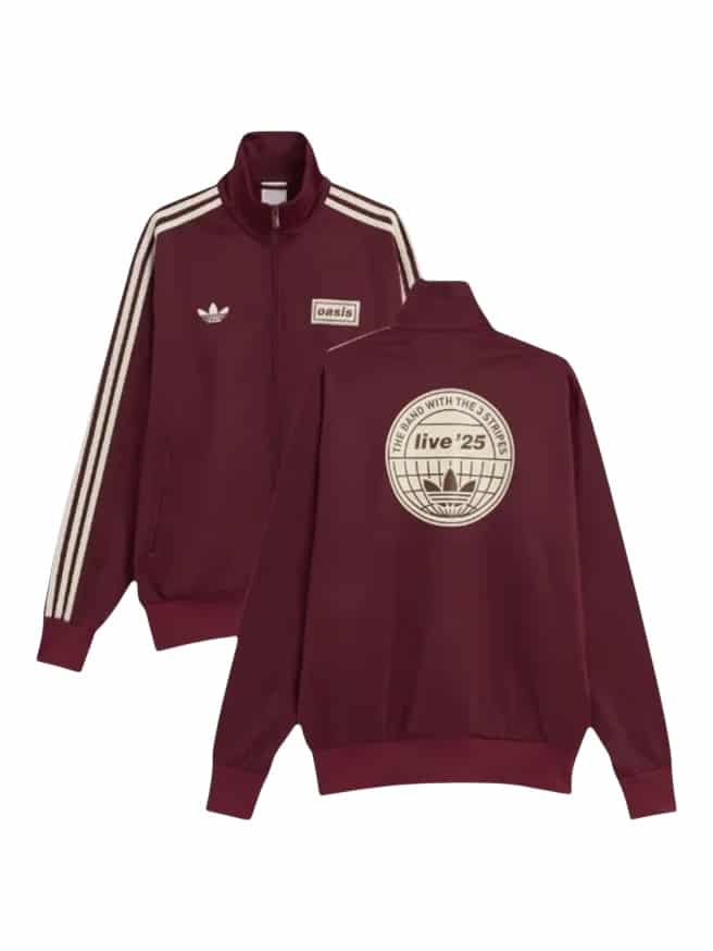 Polerón Oasis x Adidas Live '25 - Burgundy (ID: 2669)