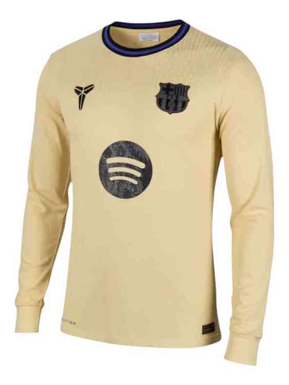 Camiseta Barcelona Visitante 2025/26 Nike Versión Partido Manga Larga (ID: 6039)