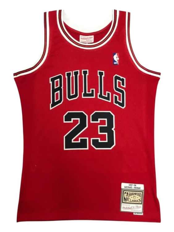 Camiseta Chicago Bulls Michael Jordan 23 Roja NBA Mitchell & Ness (ID: 6669)