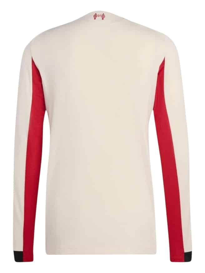Camiseta Liverpool Visitante 2025/26 Adidas Versión Partido Manga Larga (ID: 6102)