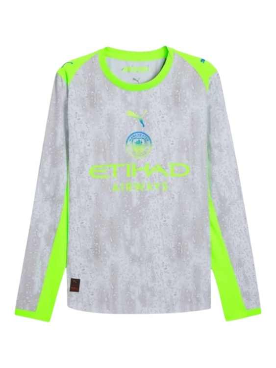 Camiseta Manchester City Tercera 2025/26 Puma Versión Partido Manga Larga (ID: 6048)