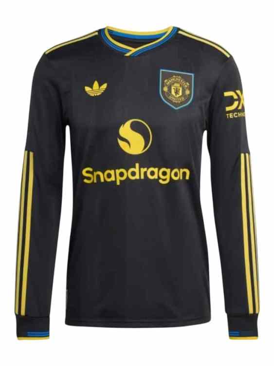 Camiseta Manchester United Tercera 2025/26 Adidas Versión Partido Manga Larga (ID: 6066)