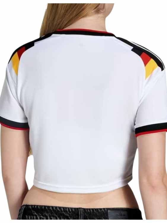 Camiseta Alemania Titular Cropped 2026/27 Adidas Mujer (ID: 7179)