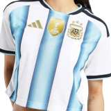 Camiseta Argentina Titular Cropped 2026/27 Adidas Mujer