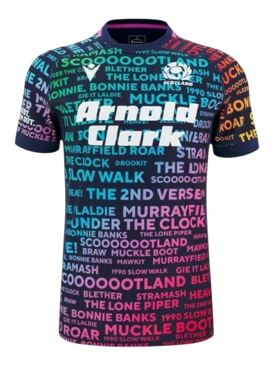 Camiseta Escocia Entrenamiento Rugby 2025/26 Macron
