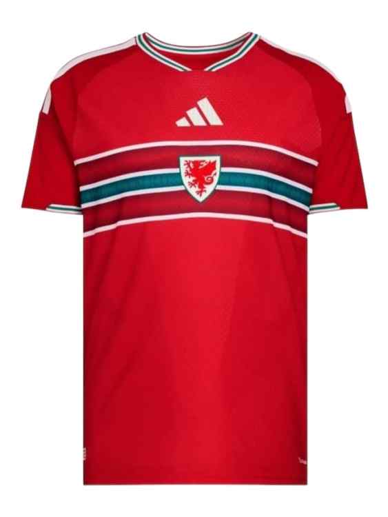 Camiseta Gales Titular 2026/27 Adidas Versión Partido