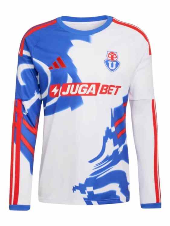 Camiseta Manga Larga Universidad de Chile Visitante 2026/27 Adidas (ID: 7690)