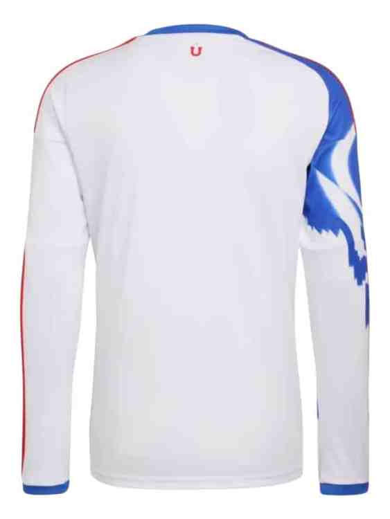 Camiseta Manga Larga Universidad de Chile Visitante 2026/27 Adidas (ID: 7690)