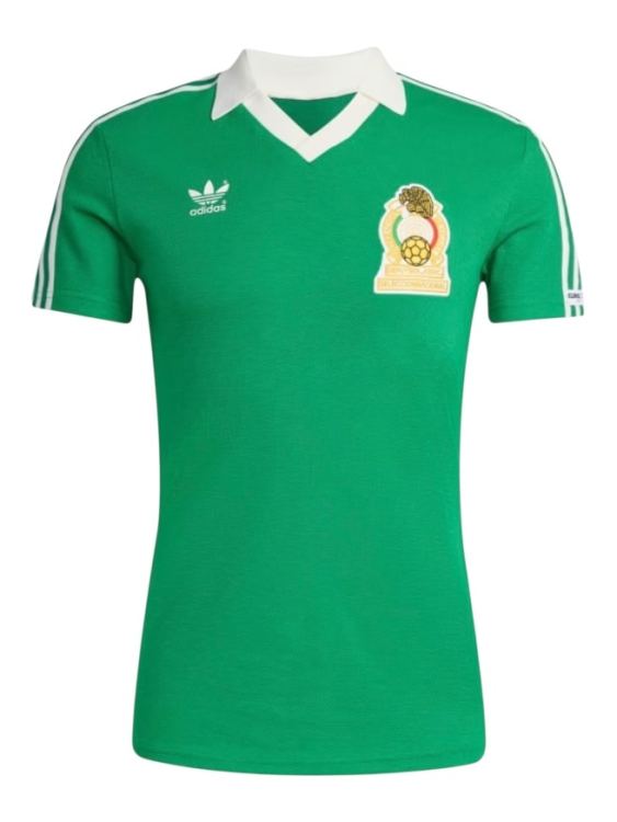 Camiseta México Titular 1986 Adidas Retro (ID: 7123)