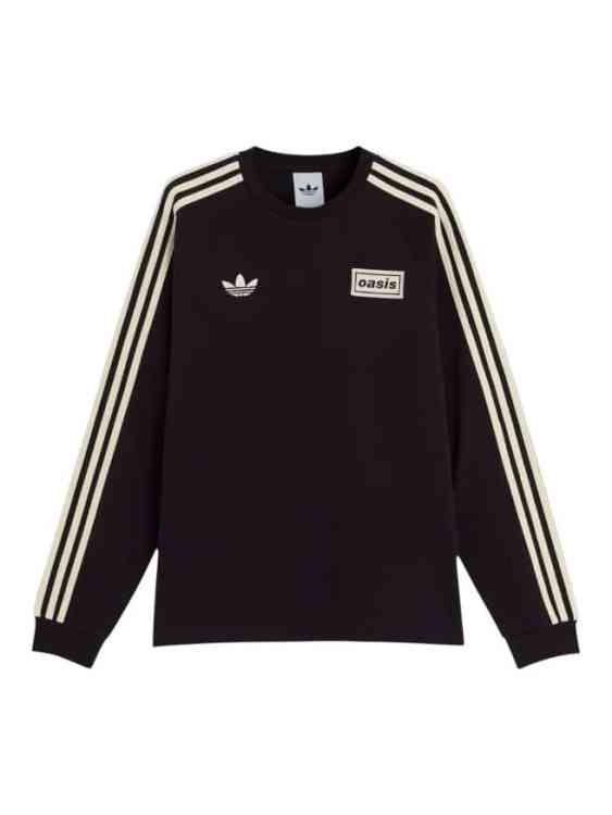 Camiseta Oasis Manga Larga Adidas Black (ID: 7175)
