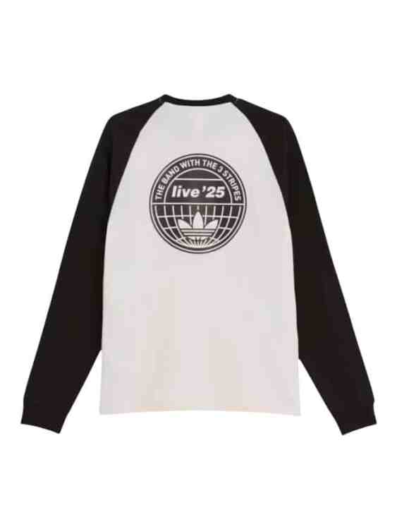 Camiseta Oasis Manga Larga Adidas White (ID: 7174)