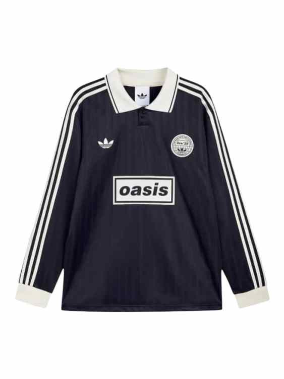 Camiseta Oasis x Adidas Live '25 Negra Manga Larga (ID: 7184)