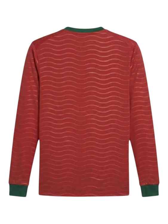Camiseta Portugal Titular Manga Larga 2026/27 Puma Versión Partido (ID: 7166)