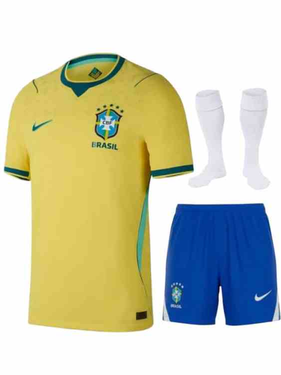 Kit Infantil Brasil Titular 2026/27 Nike