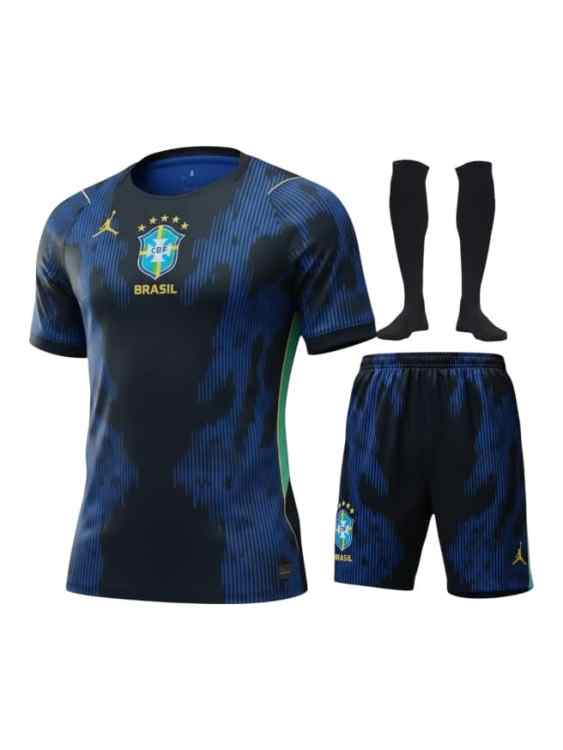 Kit Infantil Brasil Visitante 2026/27 Jordan