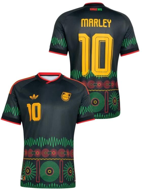 Camiseta Jamaica Visitante Bob Marley #10 2026/27 Adidas (ID: 8082)