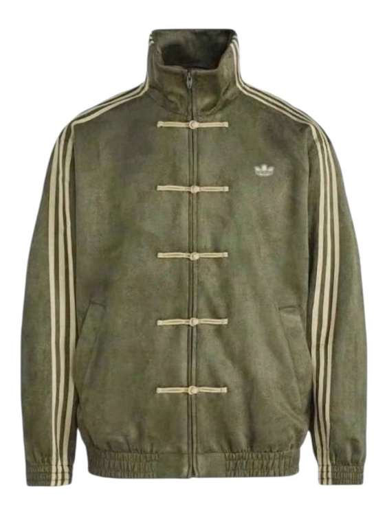 Polerón Adidas Año Nuevo Chino 2026 Serpiente Olive Green (ID: 7715)