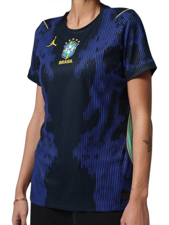 Camiseta Brasil Visitante Mujer 2026/27 Jordan (ID: 8292)