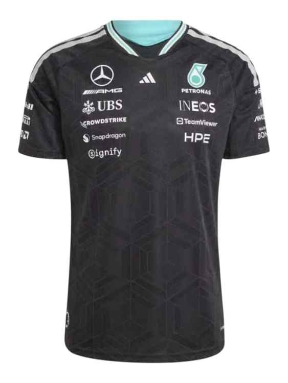 Polera Mercedes AMG Petronas Adidas F1 Black (ID: 8389)