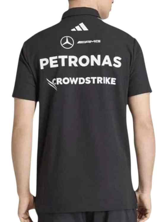 Polera Mercedes AMG Petronas Adidas Polo F1 Black (ID: 8390)