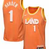 Camiseta Cleveland Cavaliers Harden 1 Naranja NBA Nike (ID: 9257)