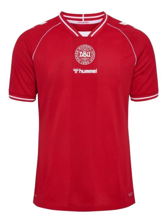 Camiseta Dinamarca Titular 2026/27 Hummel (ID: 8785)