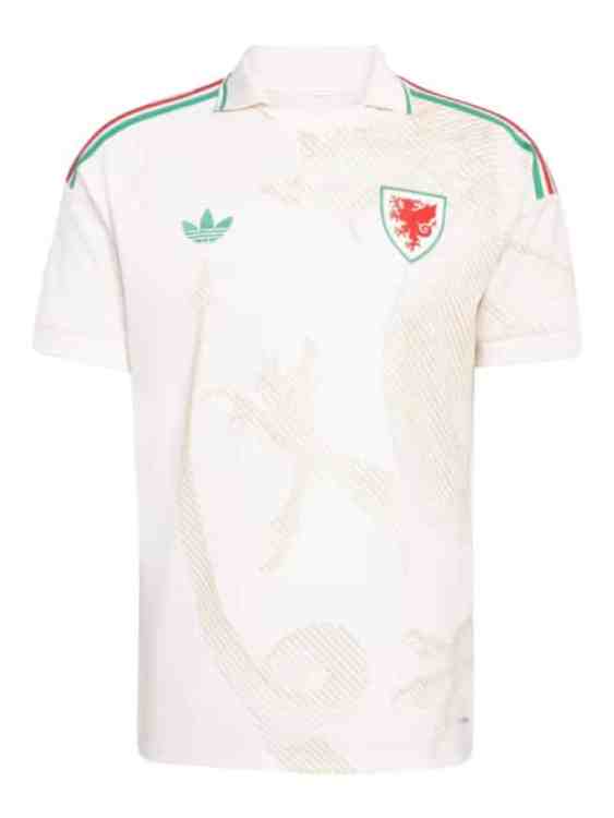 Camiseta Gales Visitante 2026/27 Adidas (ID: 8861)
