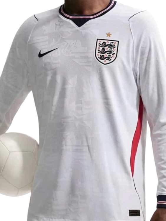 Camiseta Inglaterra Titular Manga Larga 2026/27 Nike Versión Partido (ID: 9426)